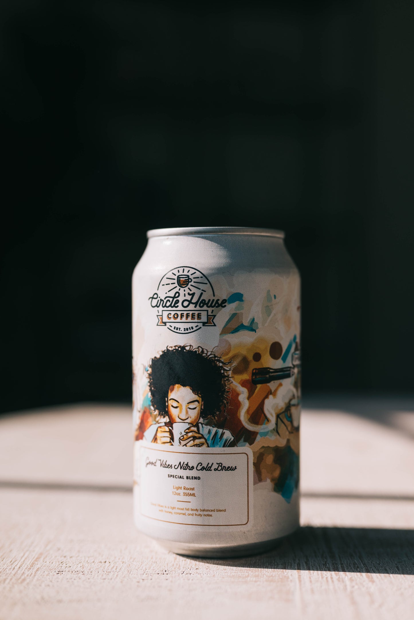 Good Vibes Nitro Cold Brew – 12oz Cans (8-Pack)