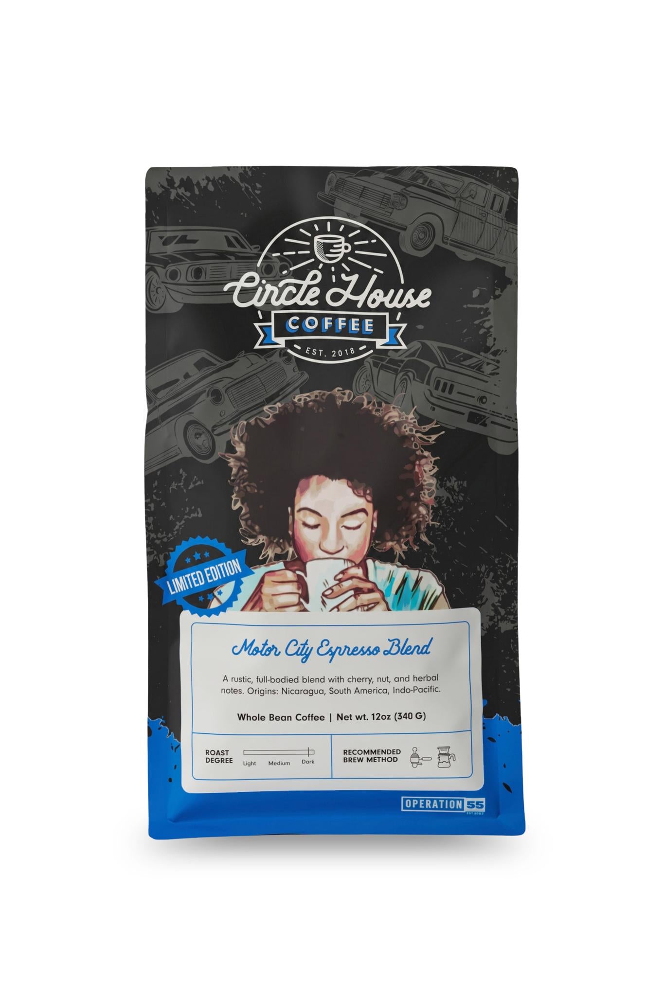 Circle House Coffee - Motor City Espresso Blend - 12oz